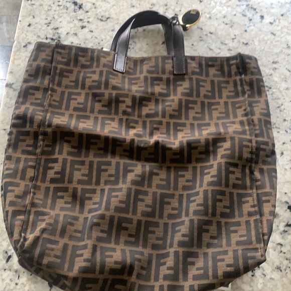 FENDI zucca roll tote - Picture 7 of 10